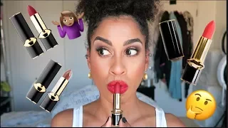 PAT MCGRATH LIPSTICKS | DEMO + SWATCHES | kinkysweat