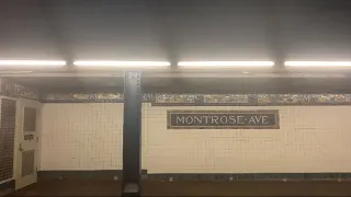 NYCT Subway: R160A-1 (L) onboard ride | Myrtle-Wyckoff Avenues to Metropolitan Avenue-Lorimer Street