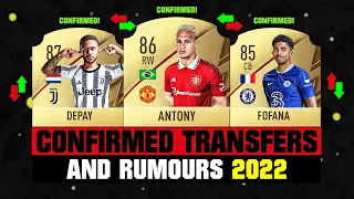 FIFA 22 | NEW CONFIRMED TRANSFERS & RUMOURS! 🤪🔥 ft. Antony, Depay, Fofana... etc