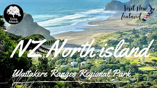 Waitakere Ranges: Piha - Kitekite Falls | Roadtrip North Island New Zealand | Cinematic drone video