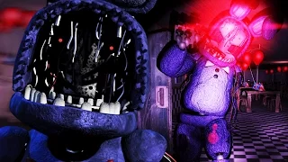 YOU CANT ESCAPE WITHERED BONNIE || Overnight 2 Reboot NEW UPDATE (FREE ROAM Five Nights at Freddys)