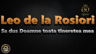 Leo de la Rosiori - Sa dus Doamne toata tineretea mea // Karaoke // FA-min