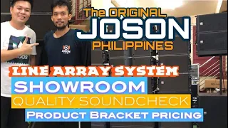 Joson Philippines Showroom | Line Array Quality Sound Check and Bracket Pricing | Ganda na LINAW PA