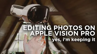 Apple Vision Pro: Editing a Full Wedding Photo Gallery