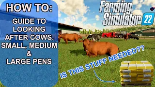 FS 22 - HOW TO FEED COWS AND WATER - HELPFUL GUIDES