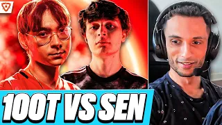 LOSER GOES HOME! | FNS Reacts to 100T vs SEN (VCT Americas Kickoff 2024)