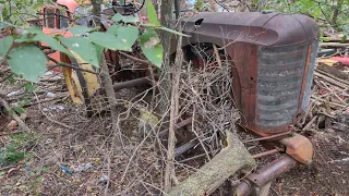 Abandoned farmstead tractors trucks cars and equipment