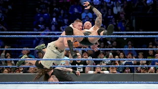 Randy Orton RKO on John Cena - Smackdown Live - January 31st, 2017