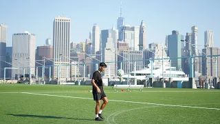 playing at the most scenic pitch in New York City