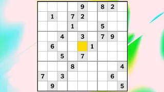 New York Times Hard Sudoku Solution. 19 December 2021