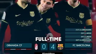 Granada vs Barcelona 4-0 | All Goals And Extended Highlights