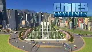 Cities Skylines - Пирамидальный сад! #7