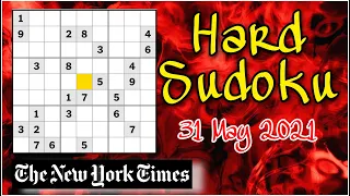 How To Solve New York Times Hard Sudoku? 31 May 2021