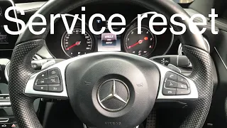 Mercedes C-Class | Service Reset | 2015 W205