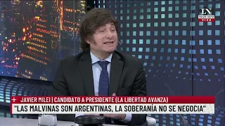 Javier Milei: "Las Malvinas son argentinas, la soberanía no se negocia"