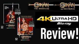 Conan the Barbarian (1982) & Conan the Destroyer (1984) 4K UHD Blu-ray Review!