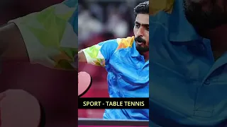Athlete of the week - Sathiyan Gnanasekaran | Youtube Shorts