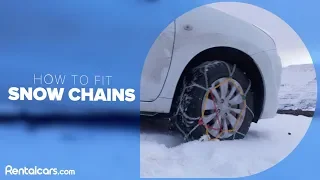 How to Fit Snow Chains | Rentalcars.com