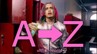 Gucci Gang but it's in alphabetical order