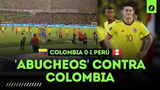 Colombia 0 - 1 Perú: Así REACCIONARON los HINCHAS COLOMBIANOS en el estadio tras la DURA DERROTA