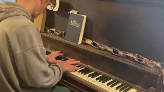 going REALLY crazy on the piano