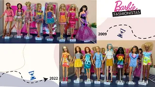 Barbie Fashionistas - Linha do tempo (De 2009 a 2022)