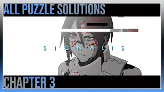 SIGNALIS - Chapter 3 - All Puzzles
