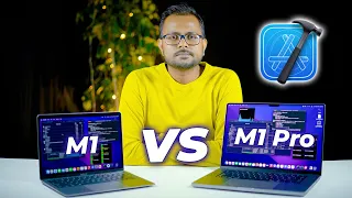 MacBook Pro 16" M1 Pro vs MacBook Air M1 XCode Benchmark Test for Build Time | M1 Pro for developers