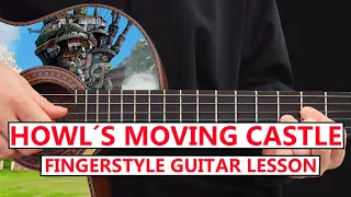 Merry-Go-Round of life - Howl´s Moving Castle - Guitar Fingerstyle Lesson Step by Step