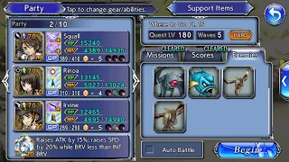 DFFOO (GL) Rinoa Where To Go Pt.15 (CHAOS) Full Synergy Team