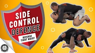 Escape from Side Control with the Reverse Tight Waist | Hip Bump | Roll Through Sweep | BJJ Defence
