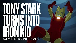 Tony Stark turns into Iron Kid | Avengers Assemble