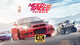 Прохождение Need for Speed Payback финал [2/2] 4K 60FPS без врезаний без комментариев