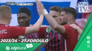 Fehérvár FC - Mezőkövesd Zsory FC | 5-0 | (1-0) | OTP Bank Liga | 27. forduló | MLSZTV