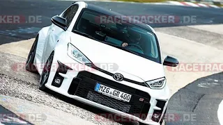 Stock Toyota Yaris GR on Nordschleife Nürburgring  BtG 7:56 min tyres Michelin p4s, cold 6° plus