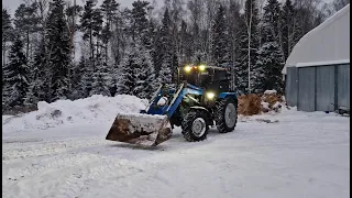 Вслед снегопадам надвигаются морозы / новая промежуточная опора. За Русь !