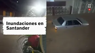 Fuertes lluvias dejan varios barrios afectados en Santander | El Espectador