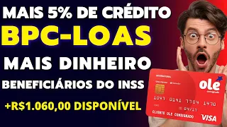 Liberado mais crédito para BPC-LOAS e beneficiários do INSS | Veja como obter esse dinheiro