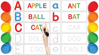 Abc Dotted Tracing, English Alphabet Writing, Preschool learning #abc #alphabets #kidschohantv 318