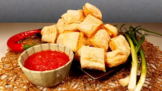 Easy and Quick Cheese Puff Pastry Appetizer | Cook My Recipe TV