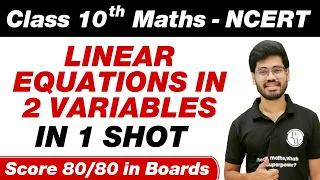 Pair of Linear Equations in 2 Variables in 1 Shot - Class 10th Board Exam | Chapter 3