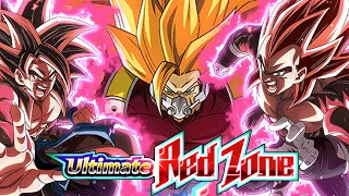 SSJ4 LIMIT BREAK vs TUTTE le ULTIMATE RED ZONE di HEROES! DBZ: DOKKAN BATTLE