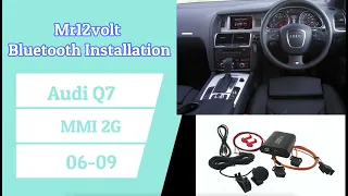 Audi Q7 4L bluetooth Installation MOST BUS system