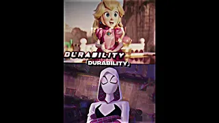 Spider-Man(Gwen Stacy) Vs Princess Peach #meme #edit #illumination #sony #mario #spiderverse