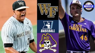 Wake Forest vs #16 East Carolina (BURNS vs YESAVAGE, AMAZING ELIMINATION GAME!) | 2024 Regionals