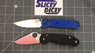 Benchmade Bugout VS Spyderco Para 3 Lightweight