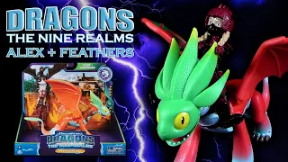 Dragons The Nine Realms ™ Die 9 Welten - Alex + Feathers Adventure Set - Alex + Feder - Spin Master®