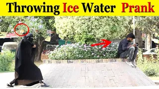 Girl Throwing Ice Water Balloons At People Prank Part 2 | Prank In Pakistan | Non Scripted Prank