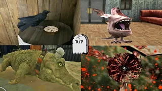 Creepy pets #3 | Rod's Crocodile vs Grandpa's Octopus vs Granny's Crow vs Evil nun 's gummy