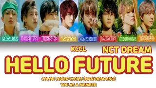 NCT DREAM (엔시티 드림) - HELLO FUTURE [Color Coded Lyrics|You as a Member|8 Members Ver.|Han/Rom/Eng]